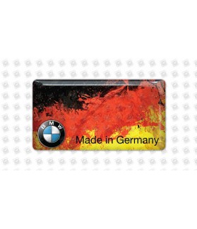 BMW Germany Flag GEL Stickers decals (Compatible Product)