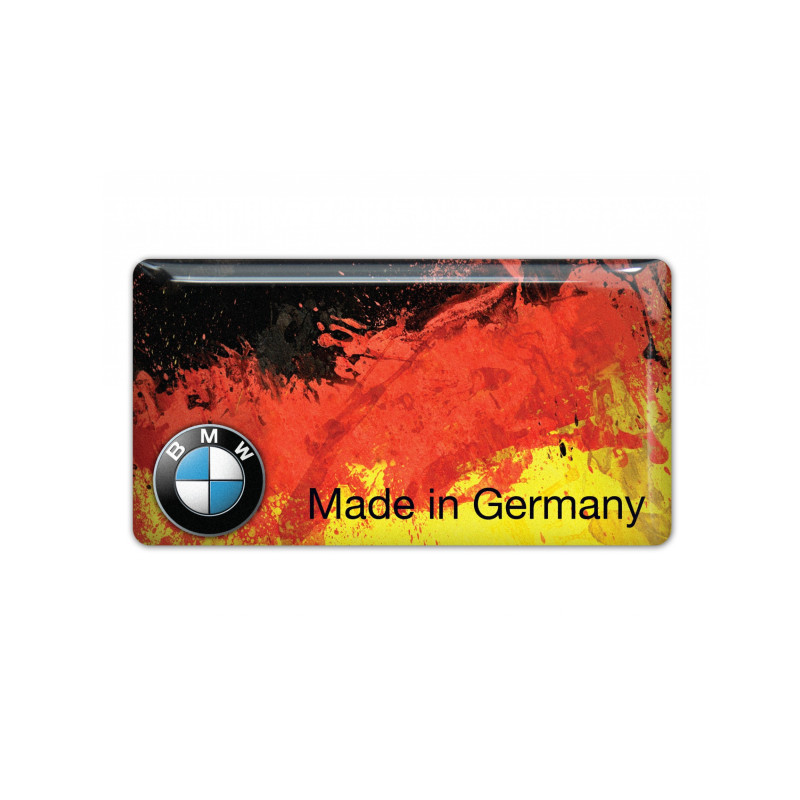 BMW Germany Flag GEL Autocollant