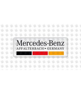 Mercedes germany GEL Stickers decals (Compatible Product)