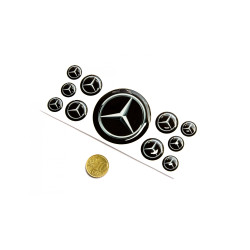 MERCEDES 3D GEL Adhesivos x11