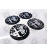 Alfa Romeo Wheel centre Gel Badges adesivos x4