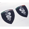 Alfa Romeo gel Alfa Romeo wing Badges 100mm Adesivi