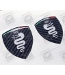 Alfa Romeo gel wing Badges 100mm decals