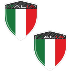 Alfa Romeo gel Alfa Romeo wing Badges 60mm Adesivi
