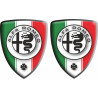 Alfa Romeo gel wing Badges 80mm Aufkleber