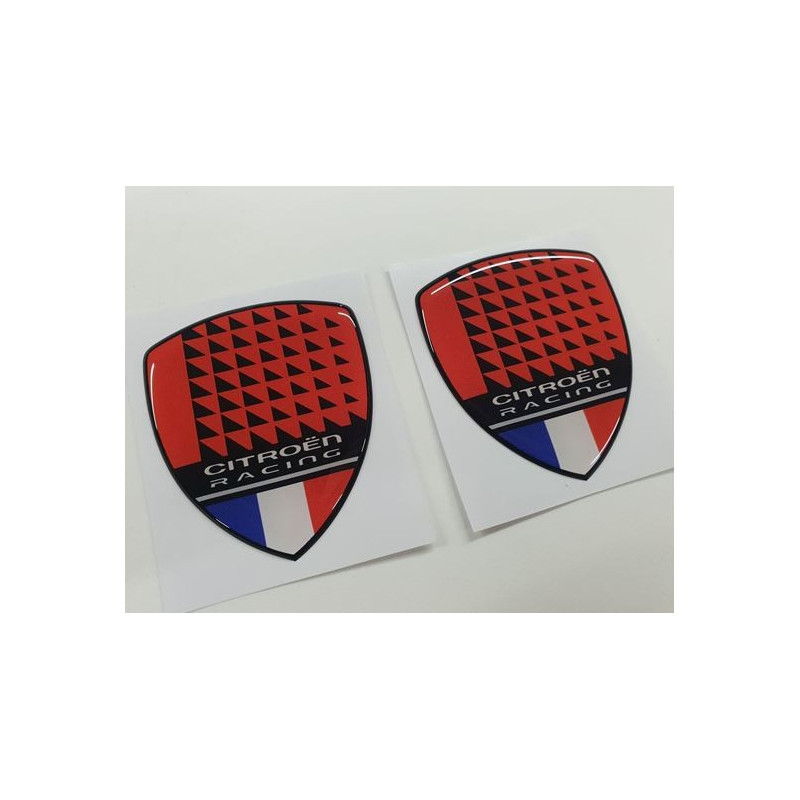 Citroen Wing Panel Badges 70mm Autocollant