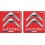 Citroen Wing Panel Badges 50mm Stickers decals (Compatible Product)