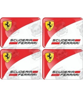 Ferrari gel Badges Stickers decals (Compatible Product)