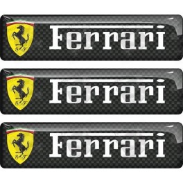 Ferrari gel Badges Aufkleber 55mm x3