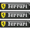 Ferrari gel Badges adesivos 55mm x3