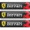 Ferrari gel Badges decals 55mm x3 (Compatible Product)