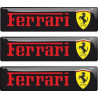 Ferrari gel Badges decals 55mm x3