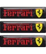 Ferrari gel Badges adesivos 55mm x3