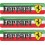 Ferrari gel Badges Autocollant 55mm x3 (Produit compatible)