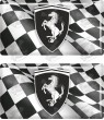 Ferrari gel Badges decals 55mm x2