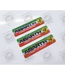Abarth gel Badges Aufkleber 55mm x3