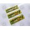 Abarth gel Badges adhesivos 55mm x3 (Producto compatible)