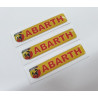 Abarth gel Badges adhesivos 55mm x3