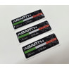 Abarth gel Badges adhesivos 55mm x3