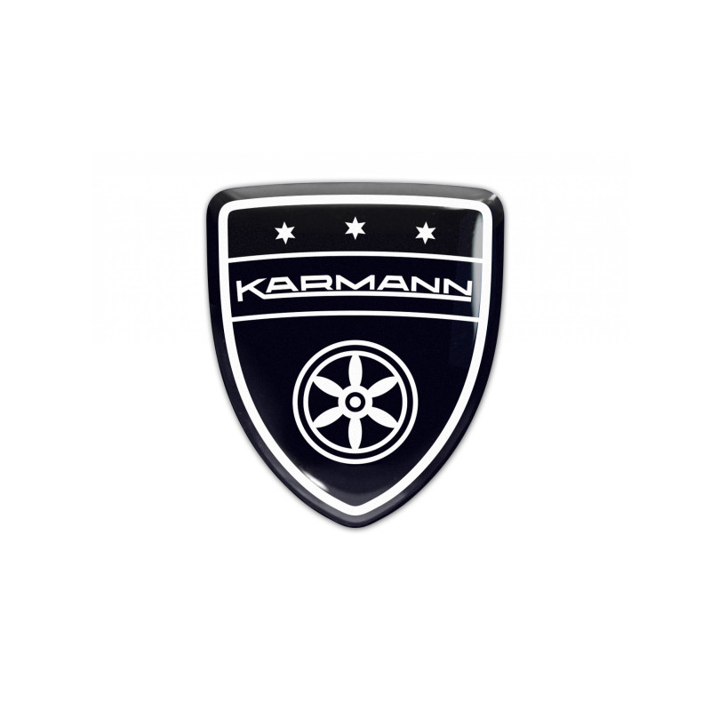 Karmann Black Carbon GEL Stickers decals