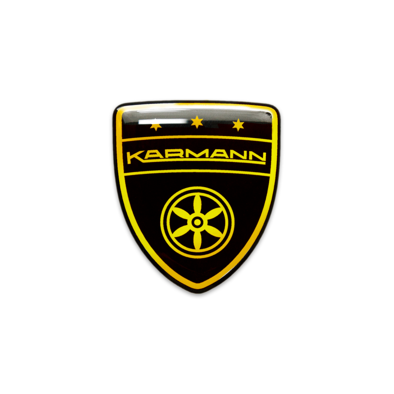 Karmann Black Carbon GEL Aufkleber