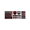 DODGE GEL Adesivi x28