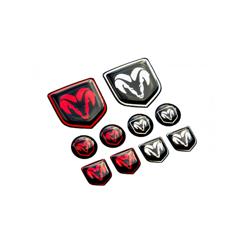 DODGE GEL Adesivi x10