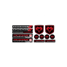 DODGE GEL Adesivi x13