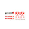 DODGE GEL Aufkleber x13