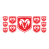 DODGE GEL adesivos x11