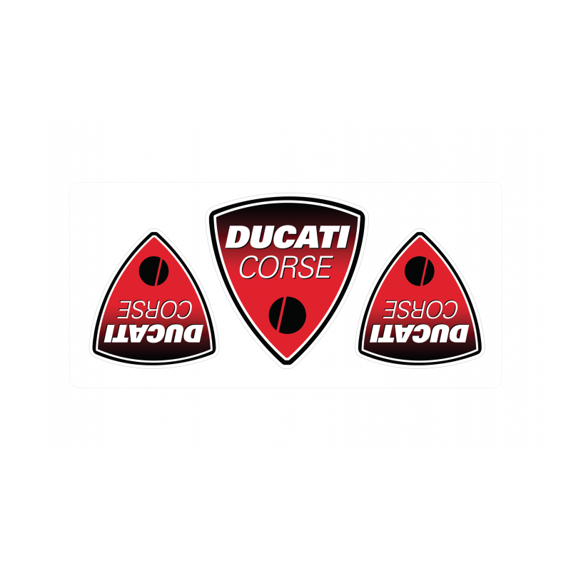 DUCATI GEL adesivos x3