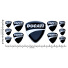 DUCATI corse GEL Aufkleber x11
