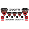 DUCATI corse GEL adesivos x14