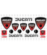 DUCATI corse GEL Stickers decals x14