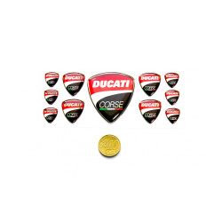 DUCATI GEL Autocollant x11