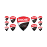 DUCATI GEL Aufkleber x11