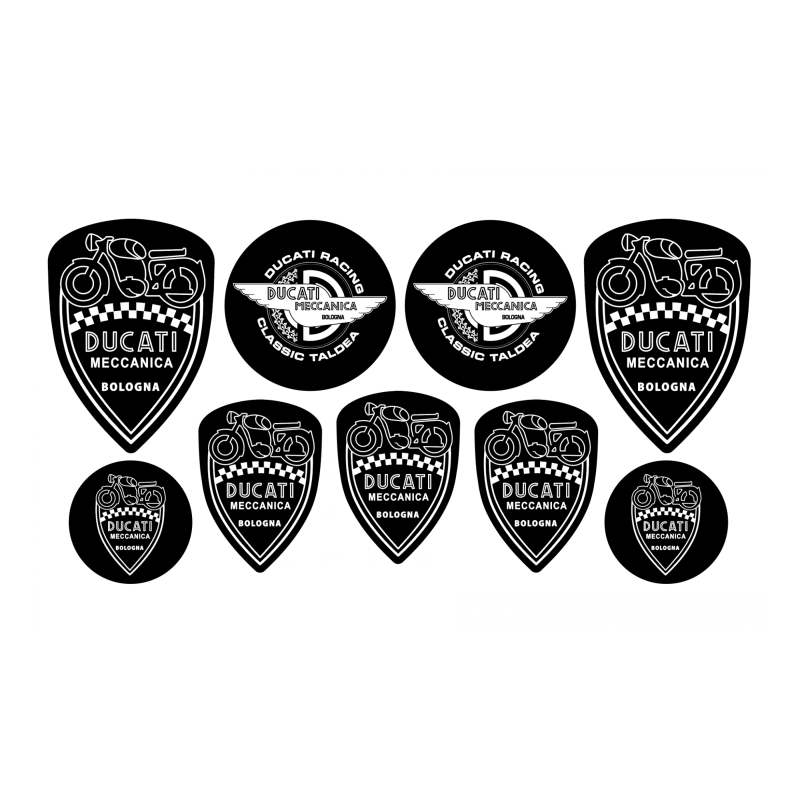 DUCATI GEL Adhesivos x9
