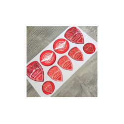 DUCATI GEL adesivos x9