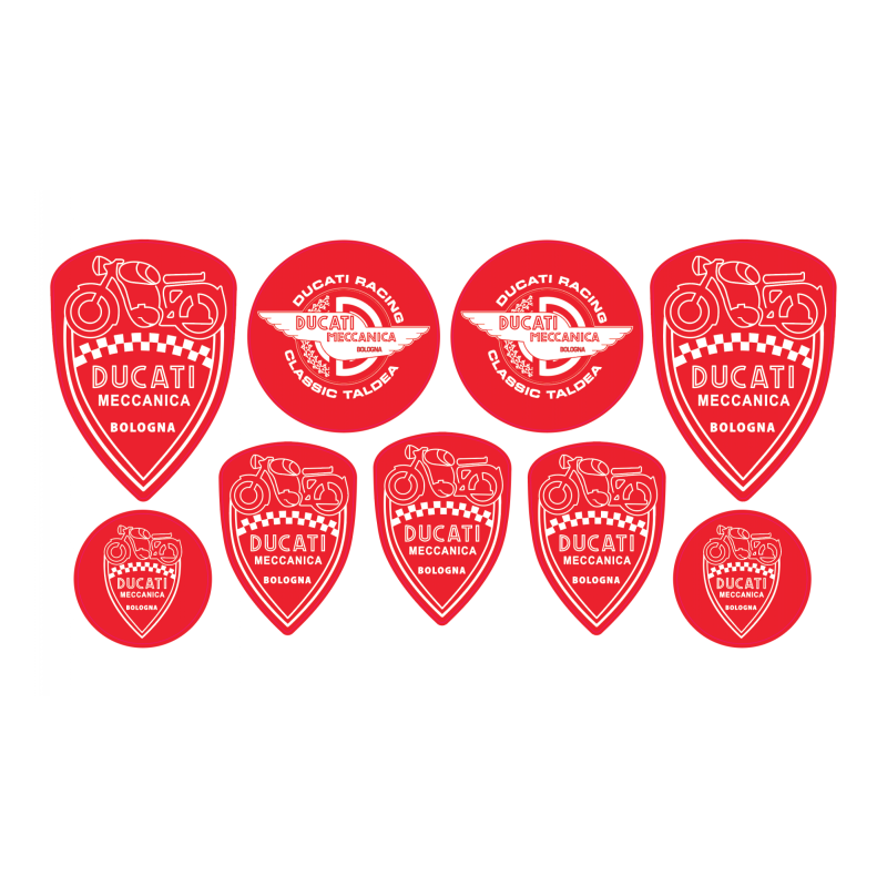 DUCATI GEL adesivos x9