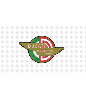 Ducati Meccanica Bologna 3D GEL Stickers decals (Compatible Product)