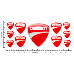 DUCATI GEL adesivos x11