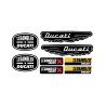Ducati Scrambler 3d GEL Aufkleber x8