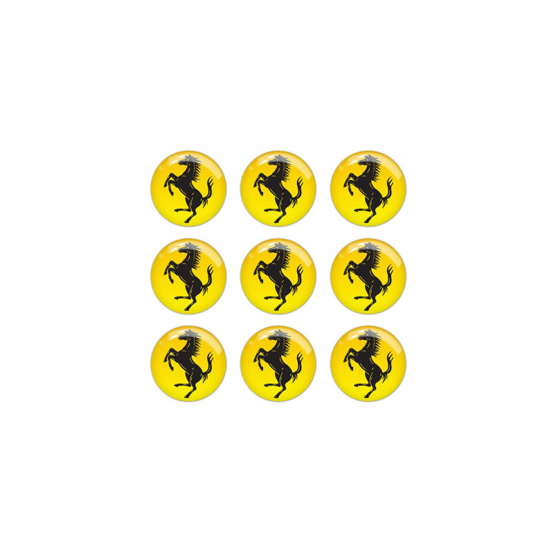 FERRARI GEL adesivos x9