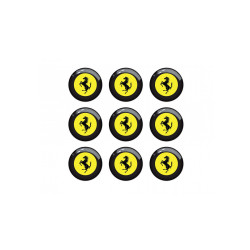 FERRARI GEL Stickers decals x9