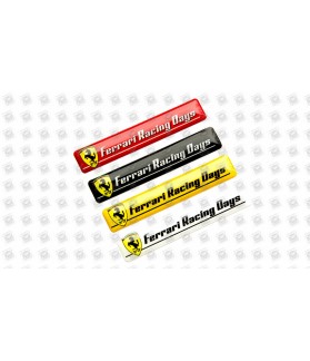 FERRARI GEL Stickers decals x4 (Compatible Product)