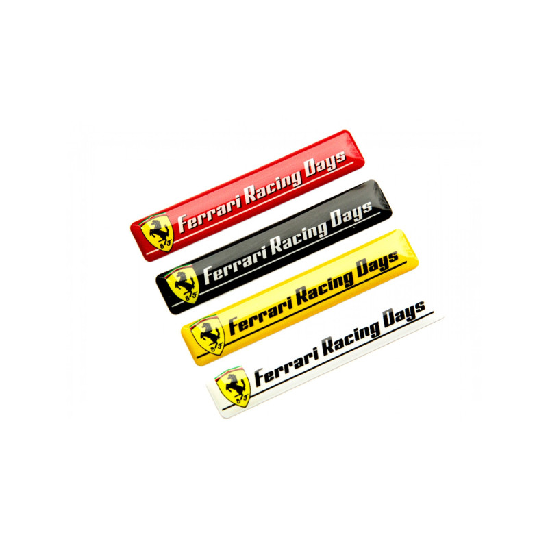 FERRARI GEL Autocollant x4