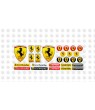 Ferrari gel Badges Stickers decals x19
