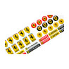 Ferrari gel Badges Stickers decals x34