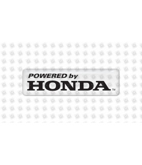 Honda domed emblems gel STICKERS