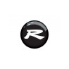 HONDA round black gel ADHESIVOS